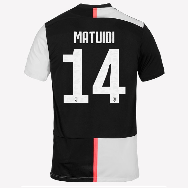 Camiseta Juventus NO.14 Matuidi 1ª 2019-2020 Blanco Negro